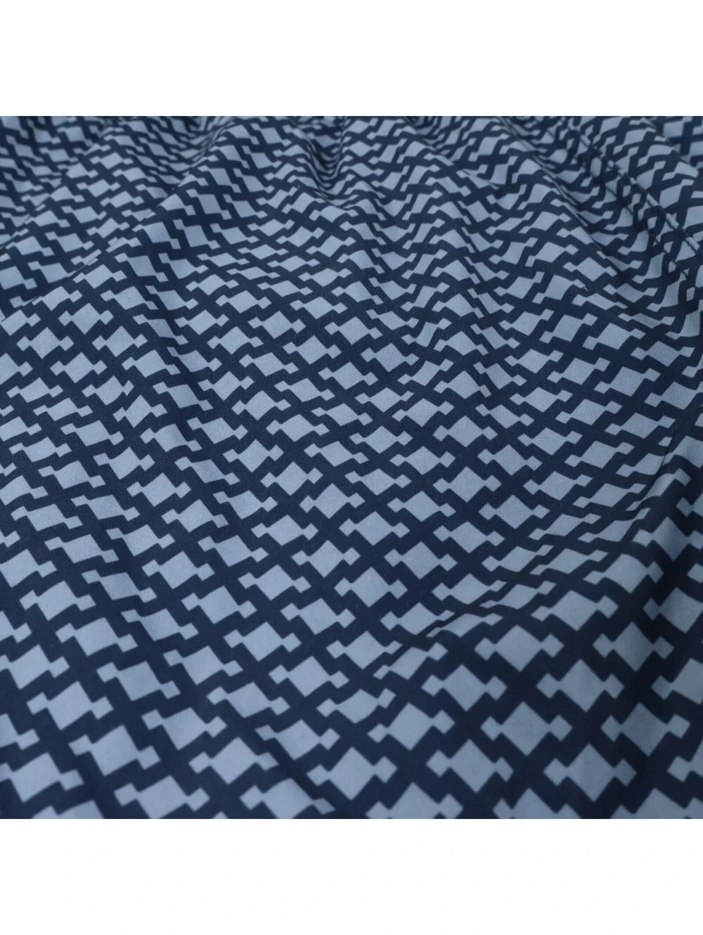 Fair Harbor The Anchor Swim Trunks Men's XL Blue Geometric Diamond 8